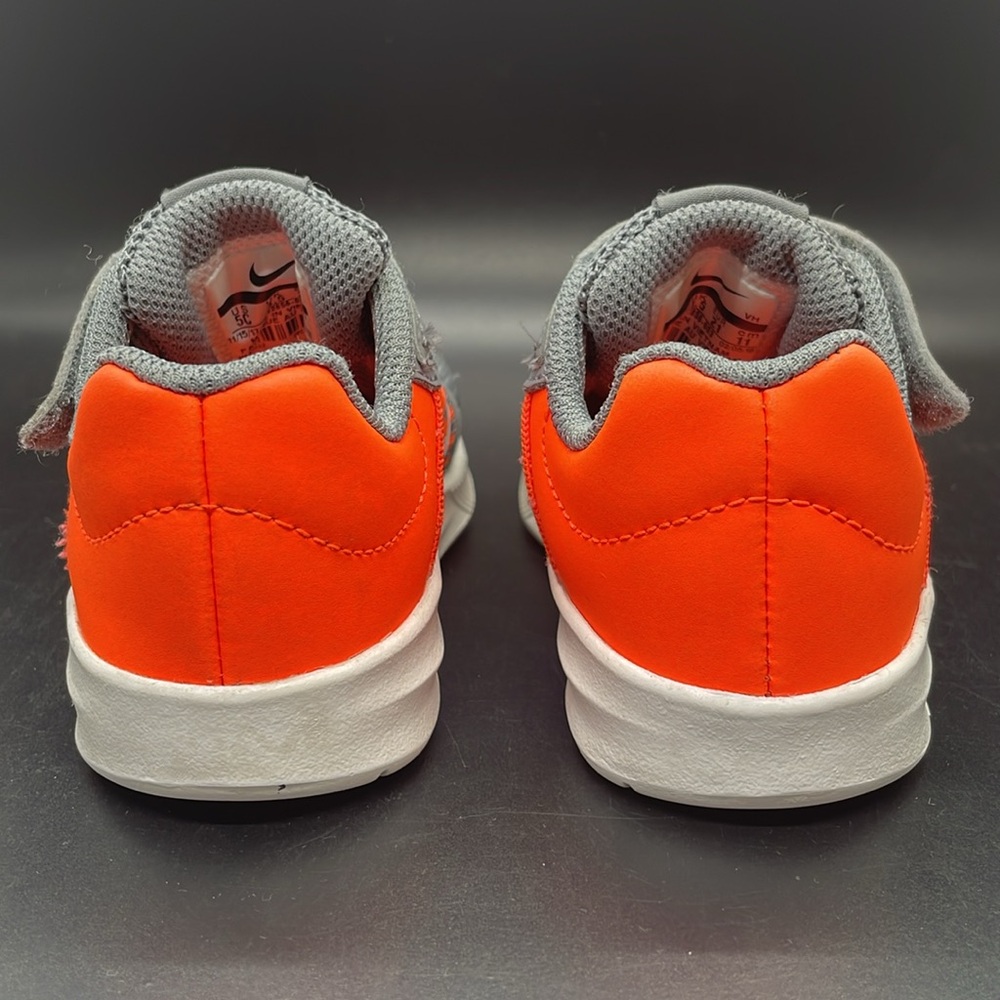 Nike Downshifter 8 Toddler Gray & Orange Shoes Size 5C - Picture 6 of 9